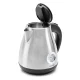 Huslog AK-02034H Retro Electric Kettle, 1.7L, 2200W, Black/Silver