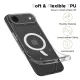 Чехол Tech-Protect для iPhone 17 Air FlexAir MagSafe, прозрачный с блестками