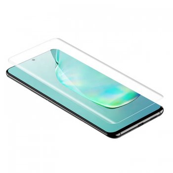 Samsung Galaxy S20 Ultra 3D Full Cover Tempered Glass Screen Protector with Fingerprint unlock | Ekrāna aizsargstikls