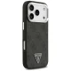 Guess 4G PU Leather MagSafe vāciņš iPhone 17 Pro, melns