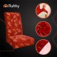 Ruhhy Christmas Chair Covers, 6 pcs, Red
