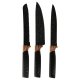 Kitchen Knife Set with Scissors and Stand (7 Pieces, Marble Design)