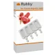 Silikona Veidne Forma Saldējuma Pagatavošanai + 50 Kociņi | Ruhhy Silicone Mold for Ice Cream