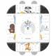 Boho Ricokids Интерактивный детский развивающий коврик, 110x100см