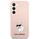 Karl Lagerfeld silikona vāciņš Samsung Galaxy S23 S911 Rozā