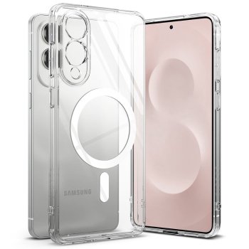 Чехол Ringke Fusion Magnetic MagSafe для Samsung Galaxy S25 Edge, Прозрачный