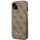 Чехол Guess 4G Vintage Gold Logo для iPhone 14 Plus - Коричневый