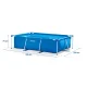 Intex 28272 Frame Pool 300x200x75 cm, 15-in-1 Set