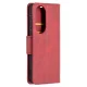 Huawei P50 Leather Stand Book Case Cover with Card Slots, Red | Чехол для Телефона Кабура...