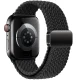 Tech-Protect Apple Watch 4 / 5 / 6 / 7 / 8 / 9 / SE (38 / 40 / 41 mm) siksniņa Nylonmag, melna