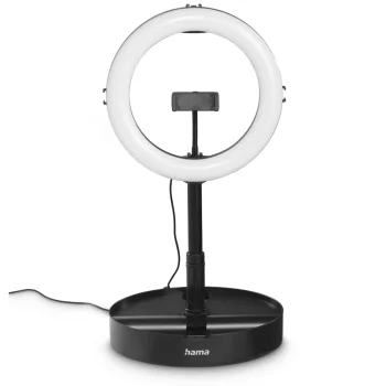 Кольцевая светодиодная лампа Hama SpotLight FoldUp 102 II для смартфона