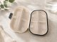 Weekly Pill Organizer with 7 Compartments, Beige