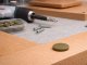 Furniture Screw Covers 100 Pack, Decorative Snap-On Caps for Screw Heads, Gold