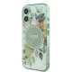 Guess iPhone 16 Case IML Flower & Tonal Circle MagSafe, Green