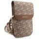 Guess universāla tālruņa somiņa Wallet Gcube Stripe, brūna