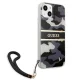 Чехол Guess Camo Strap для iPhone 13 6.1\" черный