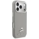 Karl Lagerfeld Karl & Choupette Head Pins чехол Saffiano с MagSafe для iPhone 17 Pro – серый