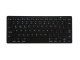Bezvadu Bluetooth klaviatūra PC, iPad, Mac, zema profila, melna