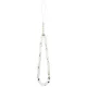 Guess IML Flowers Electro Pearl Strap MagSafe vāciņš iPhone 17 Pro Max, balts