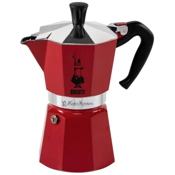 Bialetti Moka Express 6TZ kafijas automāts, sarkans