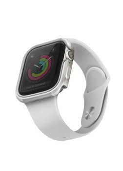 Apple Watch Series 4 / 5 / 6 / SE 40 mm Uniq Etui Valencia Case Cover, Silver