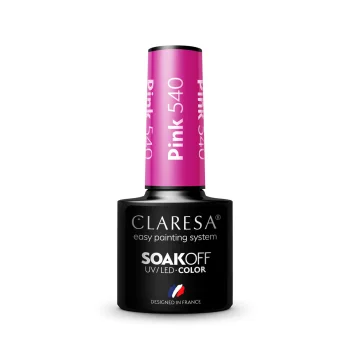 Claresa Pink 540 hibrīda nagu laka, 5g