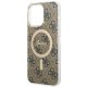 Guess iPhone 14 Pro Max Case 4G MagSafe, Brown