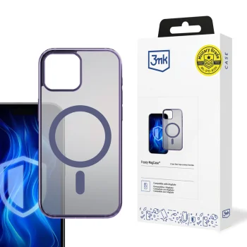 Чехол 3Mk Protection Frosty MagCase для Apple iPhone 15, Фиолетовый