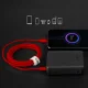Sbs USB-C uz USB-C kabelis 1.5m 60W ar auduma pinumu, sarkans