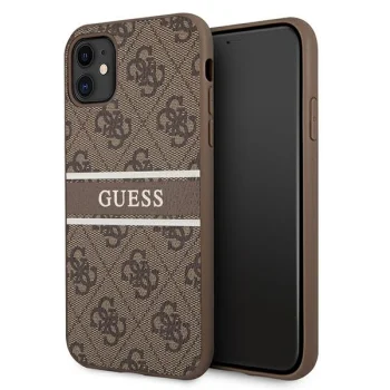Чехол Guess 4G Stripe для iPhone 11 / XR - Коричневый