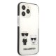 Karl Lagerfeld iPhone 13 Pro / 13 Hardcase Karl & Choupette White