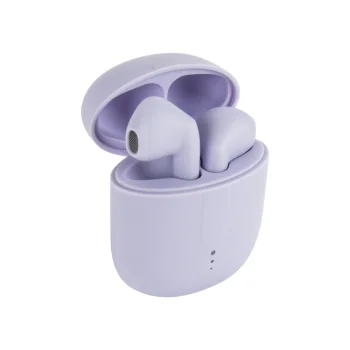Беспроводные Bluetooth-наушники Setty STWS-19 TWS с кейсом, лиловые
