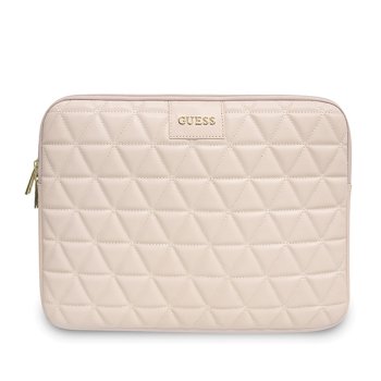Guess Quilted cover a 13" laptop - pink
