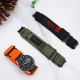 Tech-Protect Scout Pro siksniņa Samsung Galaxy Watch 4 / 5 6 7 FE - oranža | Strap for Orange