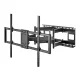 Maclean MC-482 TV Wall Mount, 60-120\", up to 120 kg, Black