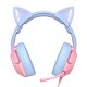 Игровые наушники ONIKUMA K9 розовый/синий