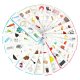 Educational Kids Game Waste Sorting with 108 Cards