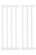 Ecotoys drošības vārtiņi kāpnēm un durvīm, 74-132 cm, tērauds, balti