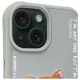 Nimmy Glasses Cool Cat iPhone 15 vāciņš, pelēks