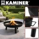Садовая чаша для костра 80 см Kaminer, черная