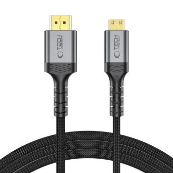 Tech-Protect UltraBoost Mini HDMI uz HDMI 2.1 8K 60Hz kabelis 200 cm, melns