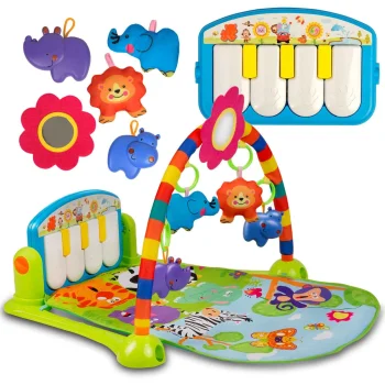 Ricokids 7316 Bērnu Interaktīvs Izglītojošs Paklājs ar Klavierēm | Kids Interactive Mat