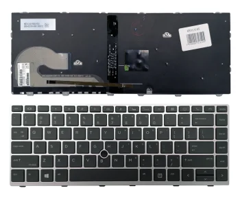 HP EliteBook 840 G5 / 846 G5 / 745 G5 tastatūra, sudraba