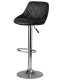 Bāra krēsls Sofotel Nerra ar atzveltni virtuvei, melns