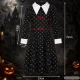 Детский костюм Wednesday Addams, платье, 115-125 см