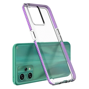 Telefona vāciņš Realme 9 Pro Spring Case ar rāmi, gaiši rozā