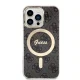 Комплект Guess 4G Print MagSafe для iPhone 13 Pro: чехол и зарядка, черный