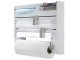 5-in-1 Wall-Mounted Foil and Paper Towel Dispenser, White