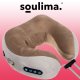 Soulima 19554 Heated Neck Massager, Grey/Beige
