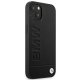 Чехол BMW для iPhone 14 Plus Leather Stamp, черный